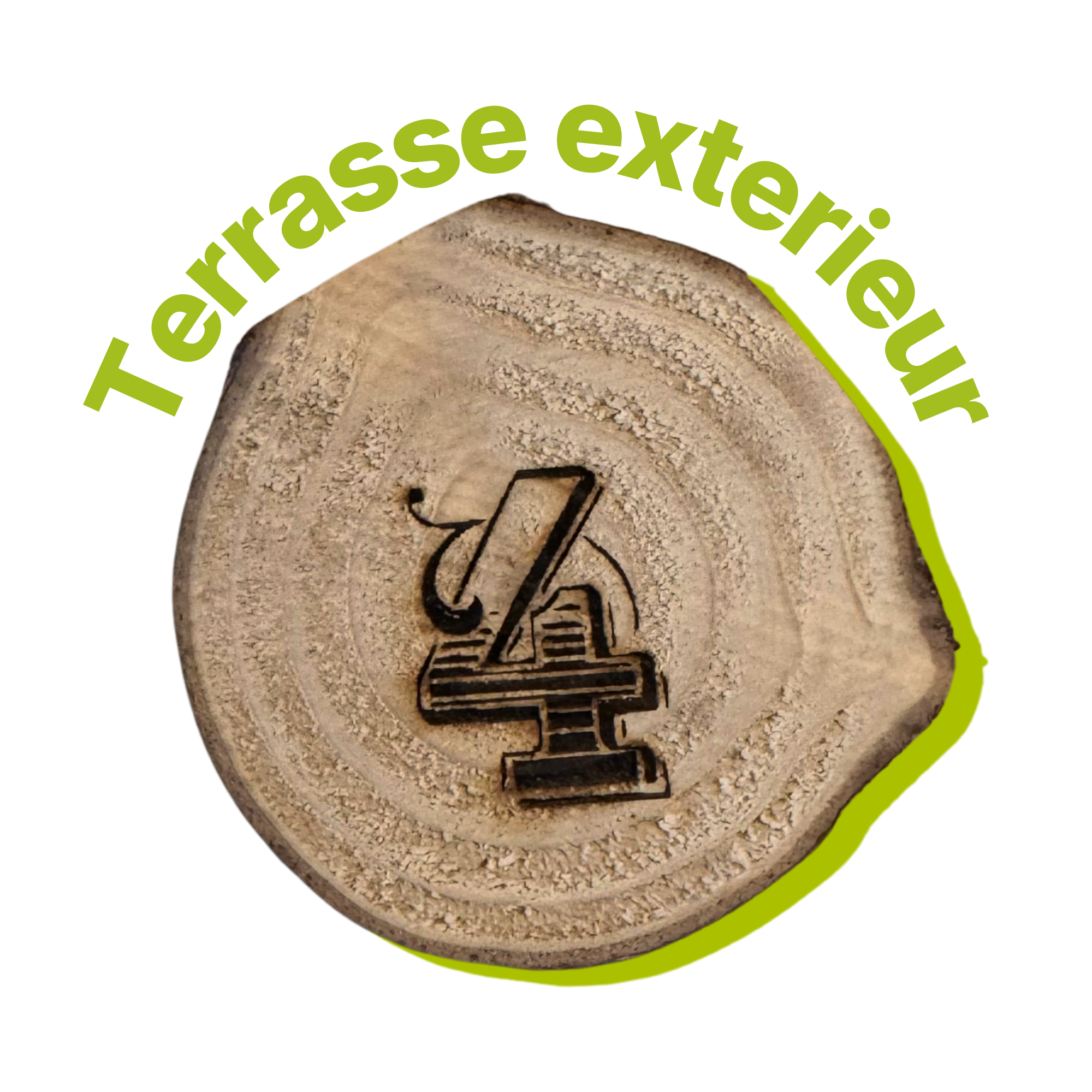 Terrasse exterieur au Rempart restaurant à Melun, Vert-Saint-Denis